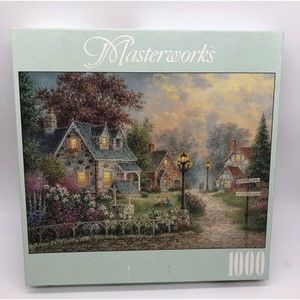 2000 Rose Art Masterworks BEARWELL AVENUE 1000 pc Puzzle NEW Sealed